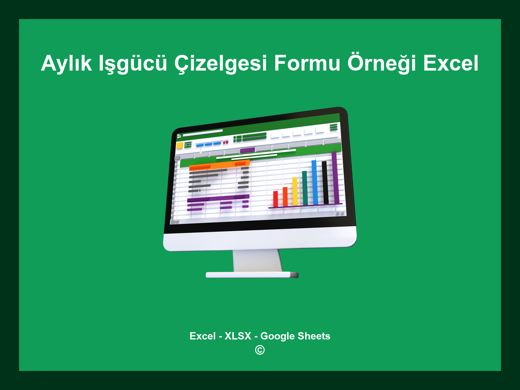 Aylık Işgücü Çizelgesi Formu Örneği Excel