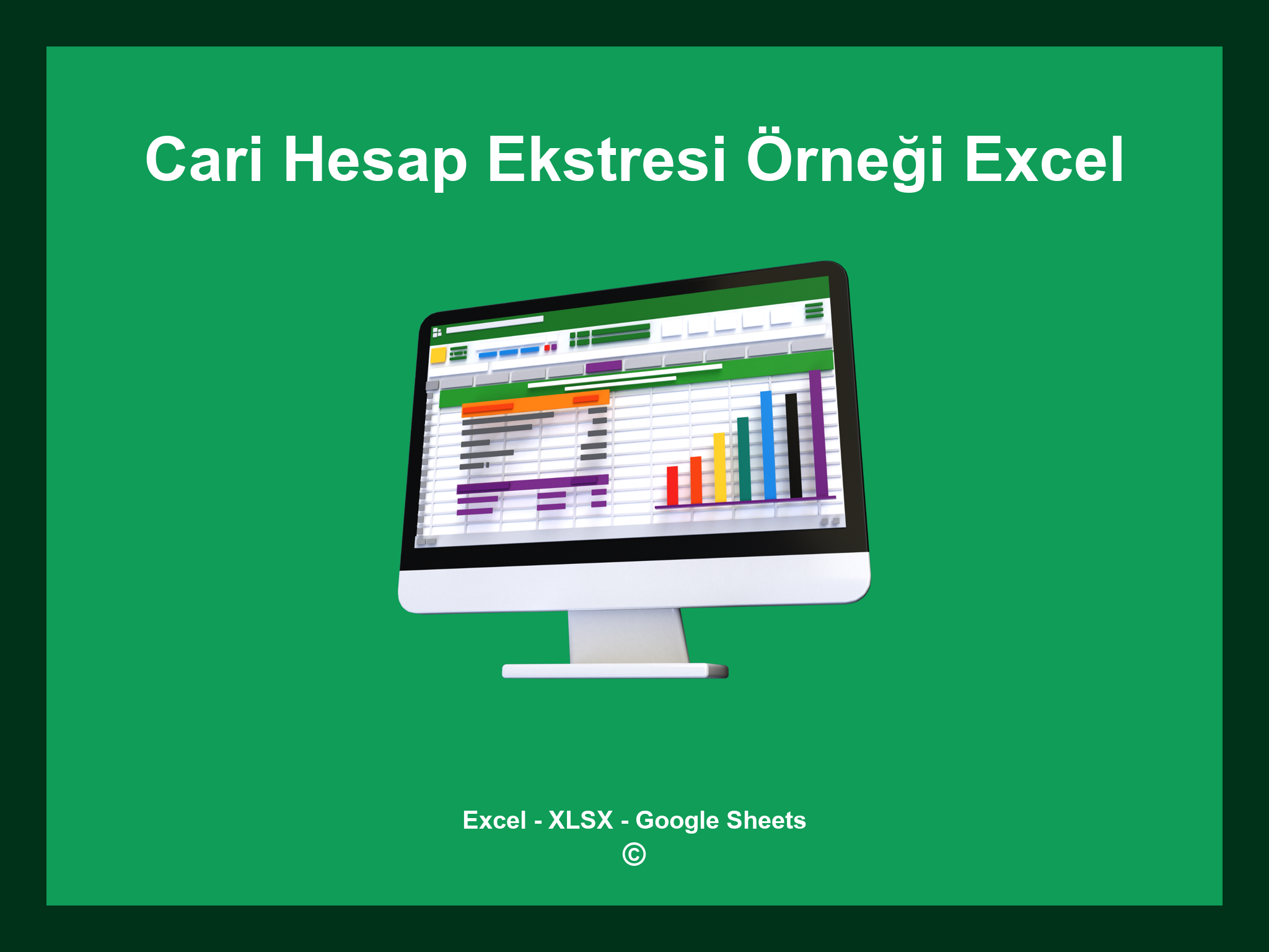 Cari Hesap Ekstresi Örneği Excel