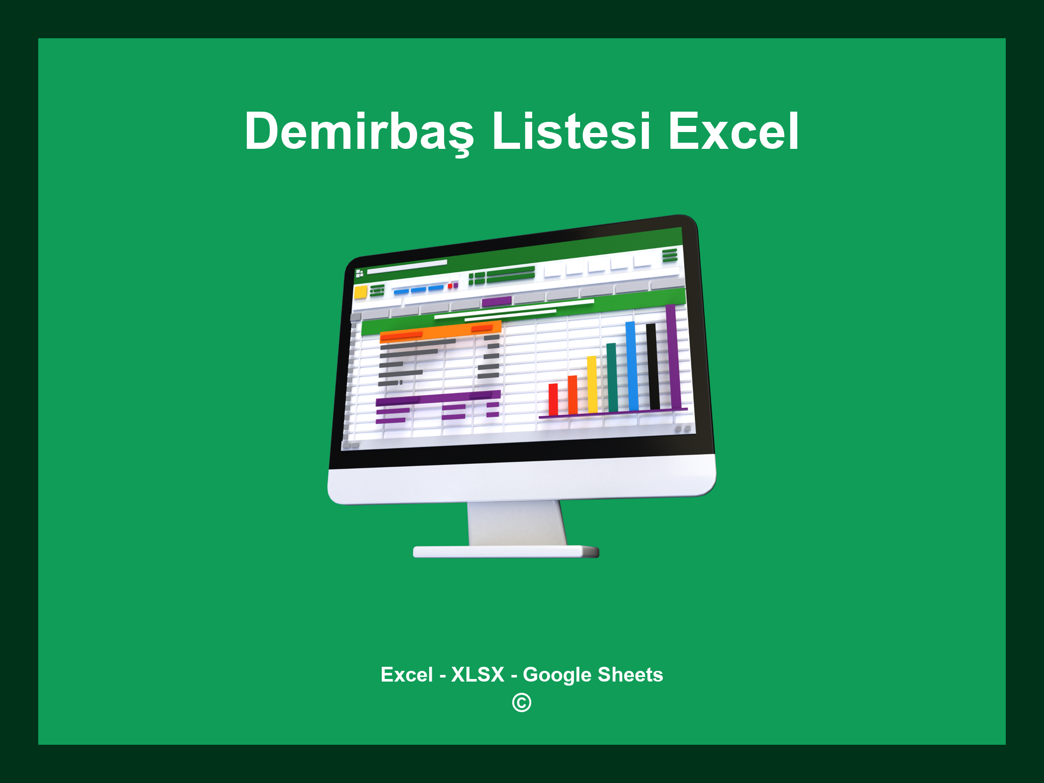 Demirbaş Listesi Excel