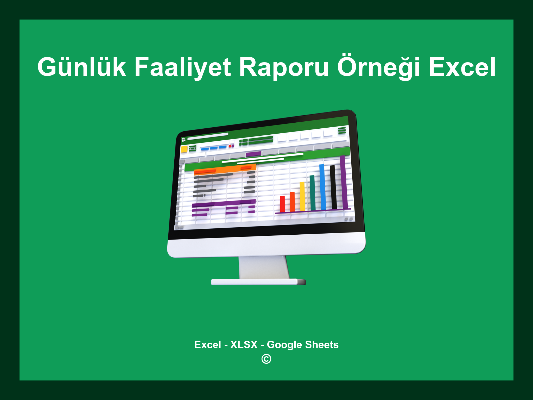 Günlük Faaliyet Raporu Örneği Excel