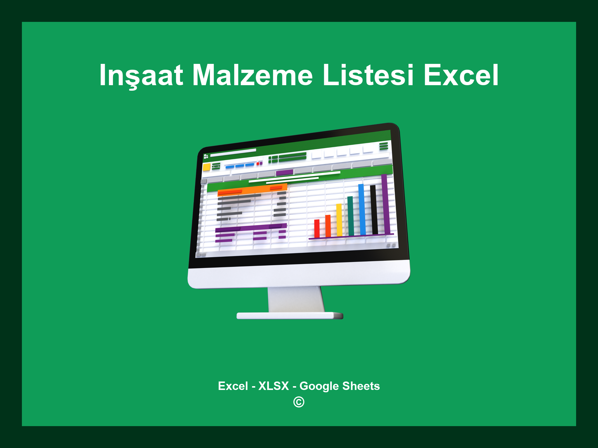 Inşaat Malzeme Listesi Excel