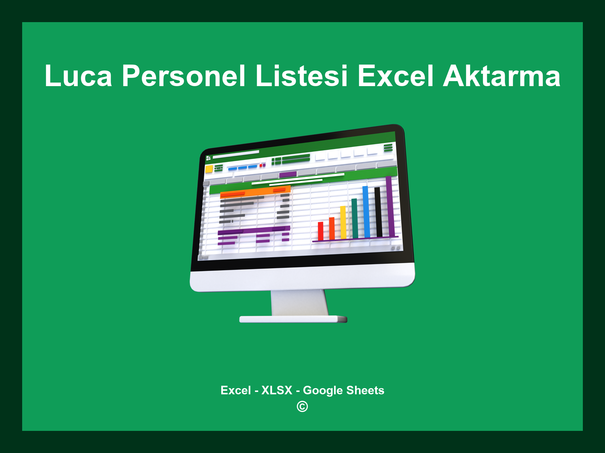 Luca Personel Listesi Excel Aktarma