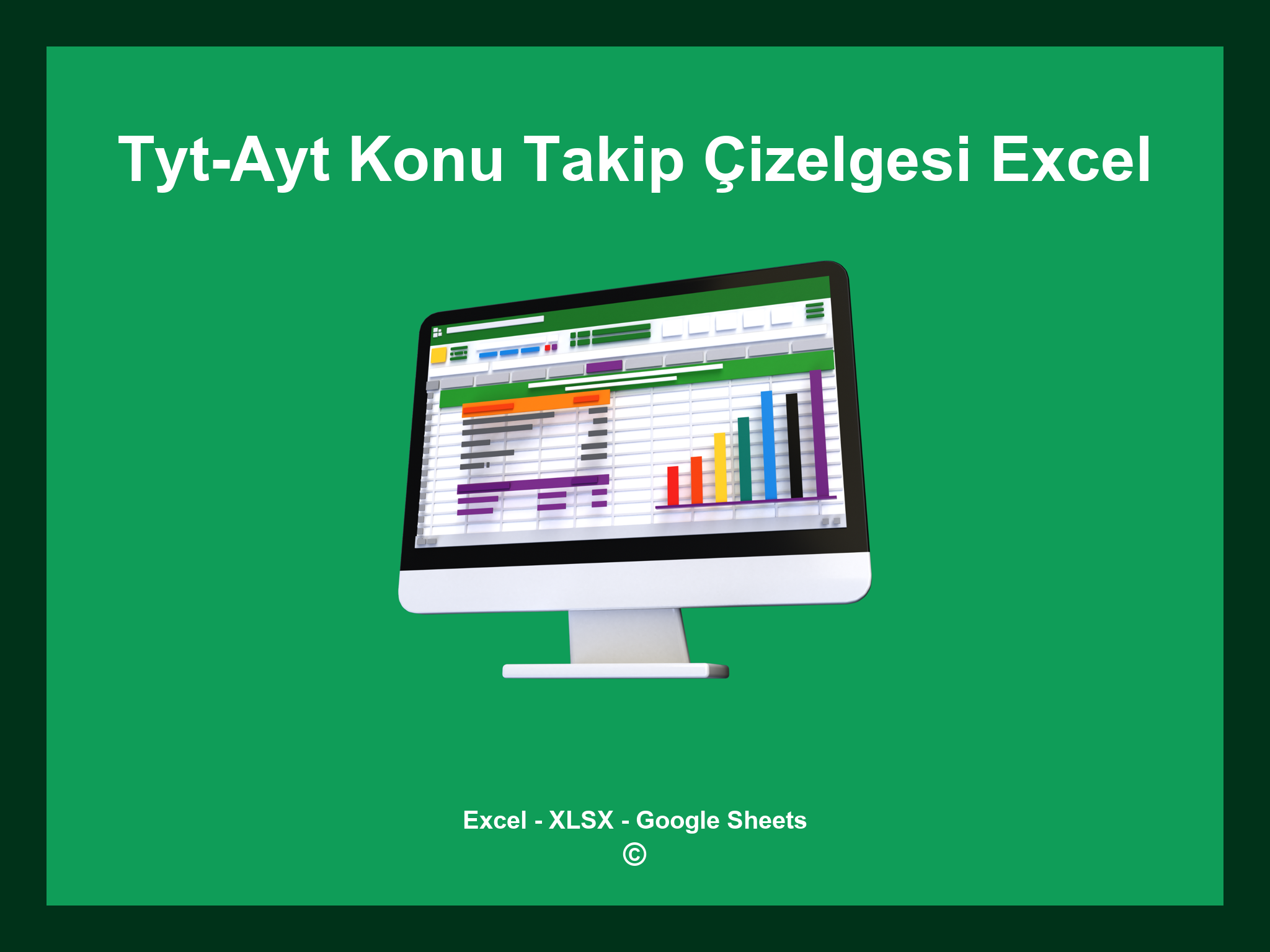 Tyt-Ayt Konu Takip Çizelgesi Excel